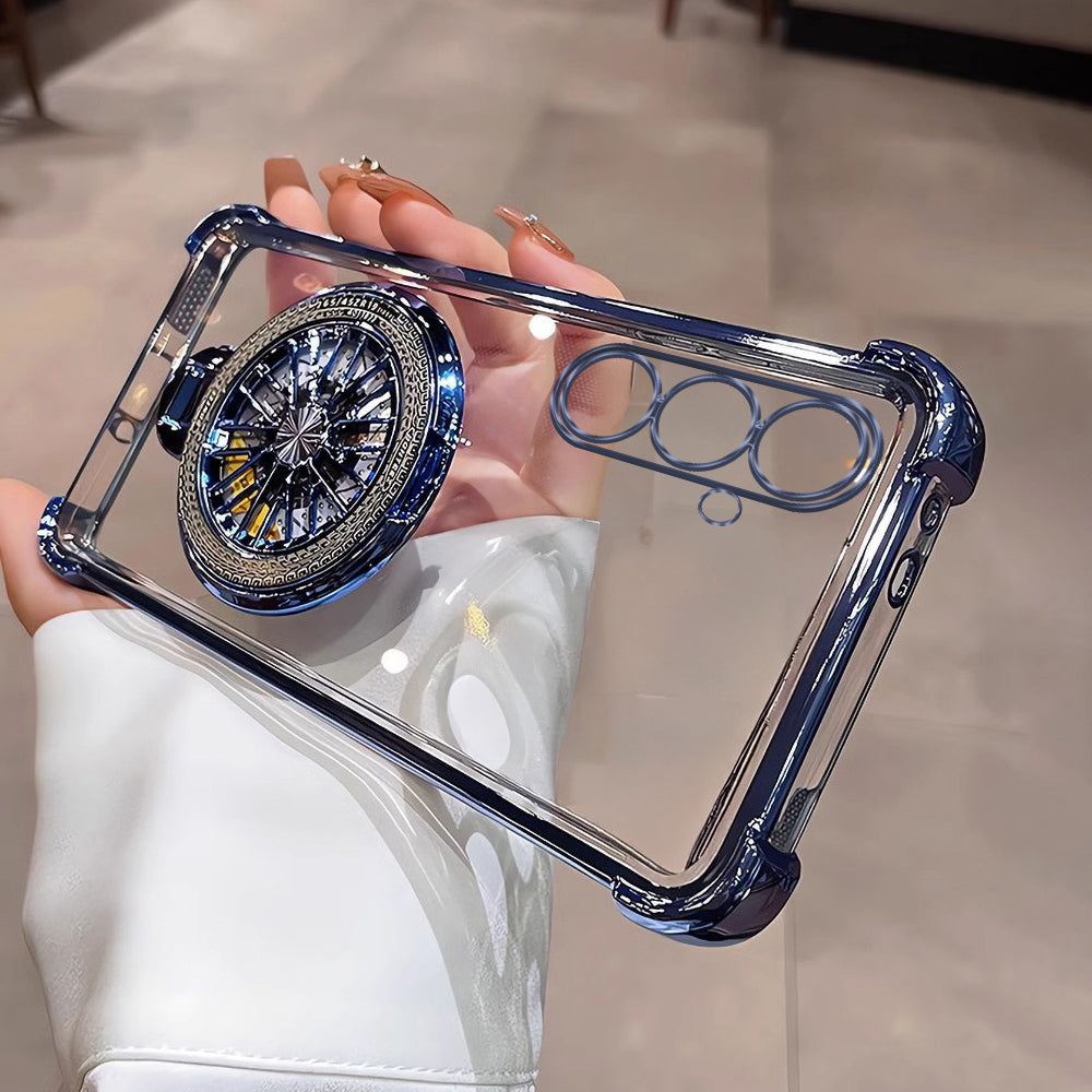 Samsung Galaxy A56 5G Premium Stress Buster Wheel Rotating Shockproof Airbags Case