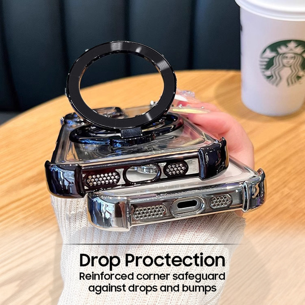 Oppo K12x 5G Four Corner Airbags 100% Original Astro Money Magnet Rotating Dollar Case
