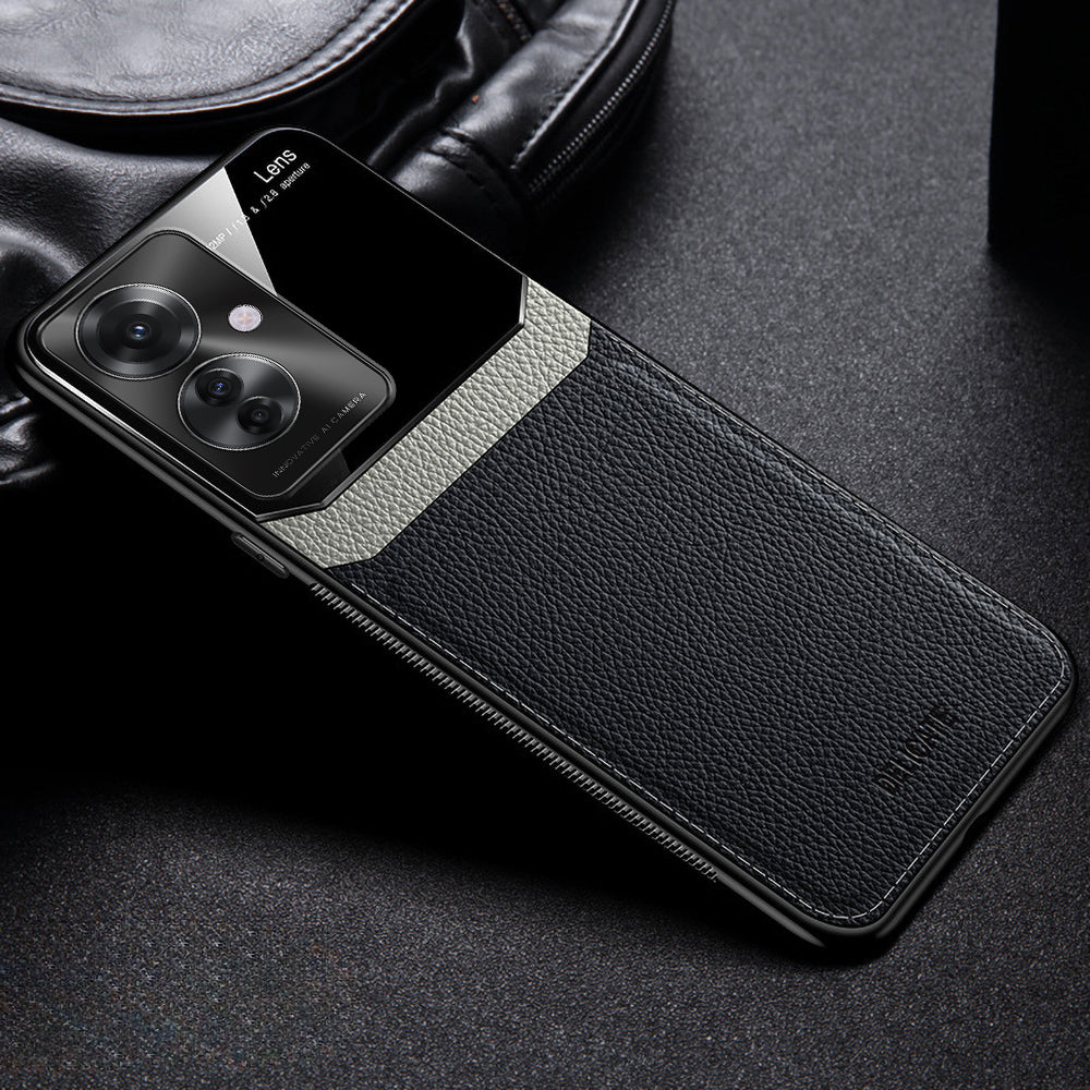 OPPO F25 Pro 5G Premium Leather Lens Protective Case
