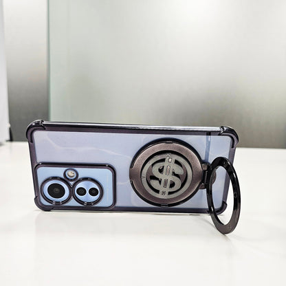 OPPO F25 PRO 5G Four Corner Airbags 100% Original Astro Money Magnet Rotating Dollar Case