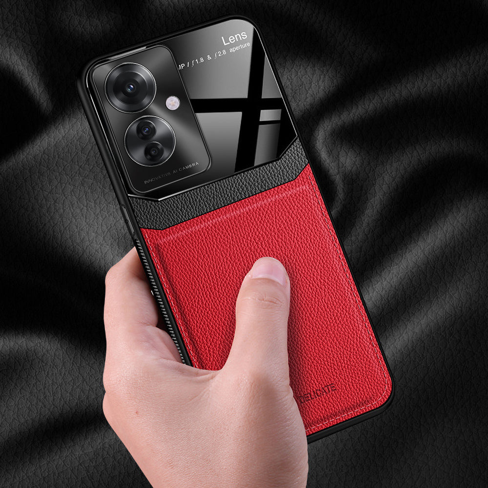 OPPO F25 Pro 5G Premium Leather Lens Protective Case