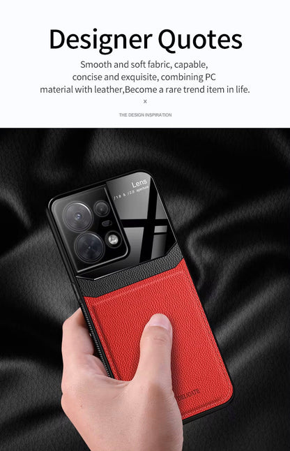 Motorola Edge 50 Pro 5G Premium Leather Lens Protective Case