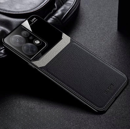 Motorola Edge 50 Pro 5G Premium Leather Lens Protective Case