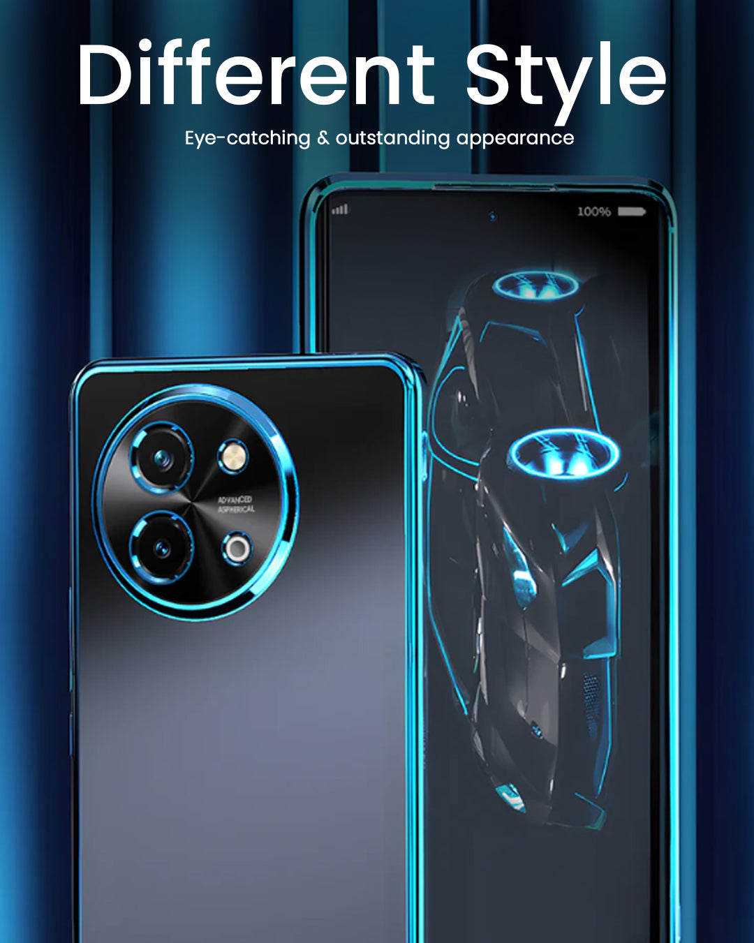Vivo Y58 5G Electroplating Luxurious Case