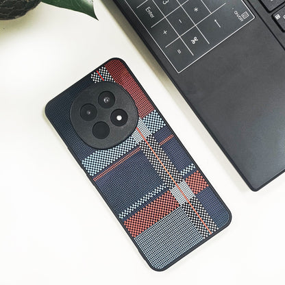 Oppo F29 Pro 5G Luxury Grid Pattern Glass Back Shockproof Case